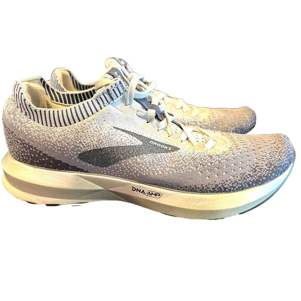 Brooks Levitate 2 Athletic Running Shoes Women's Size 8  Silver EUC‎